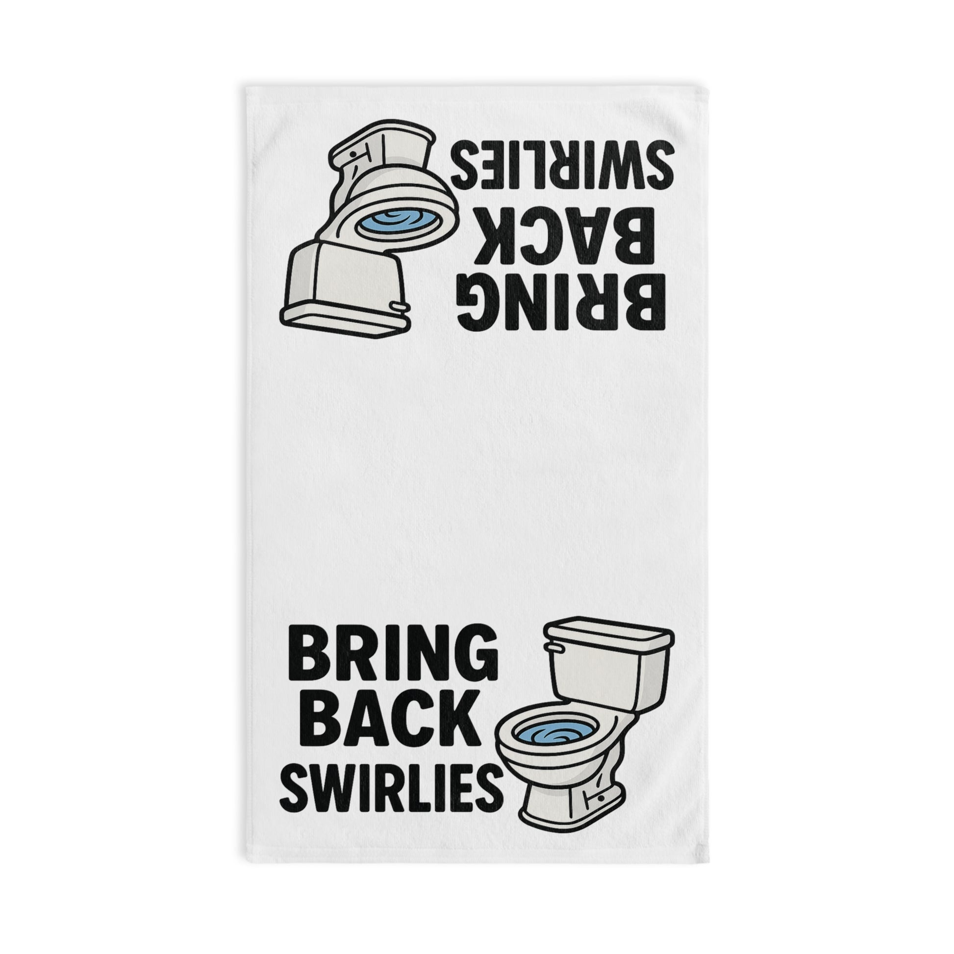 Bring Back Swirlies Hand Towel