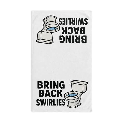 Bring Back Swirlies Hand Towel