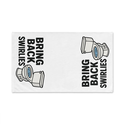 Bring Back Swirlies Hand Towel